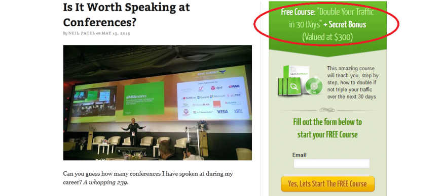 is it worth speaking at conference